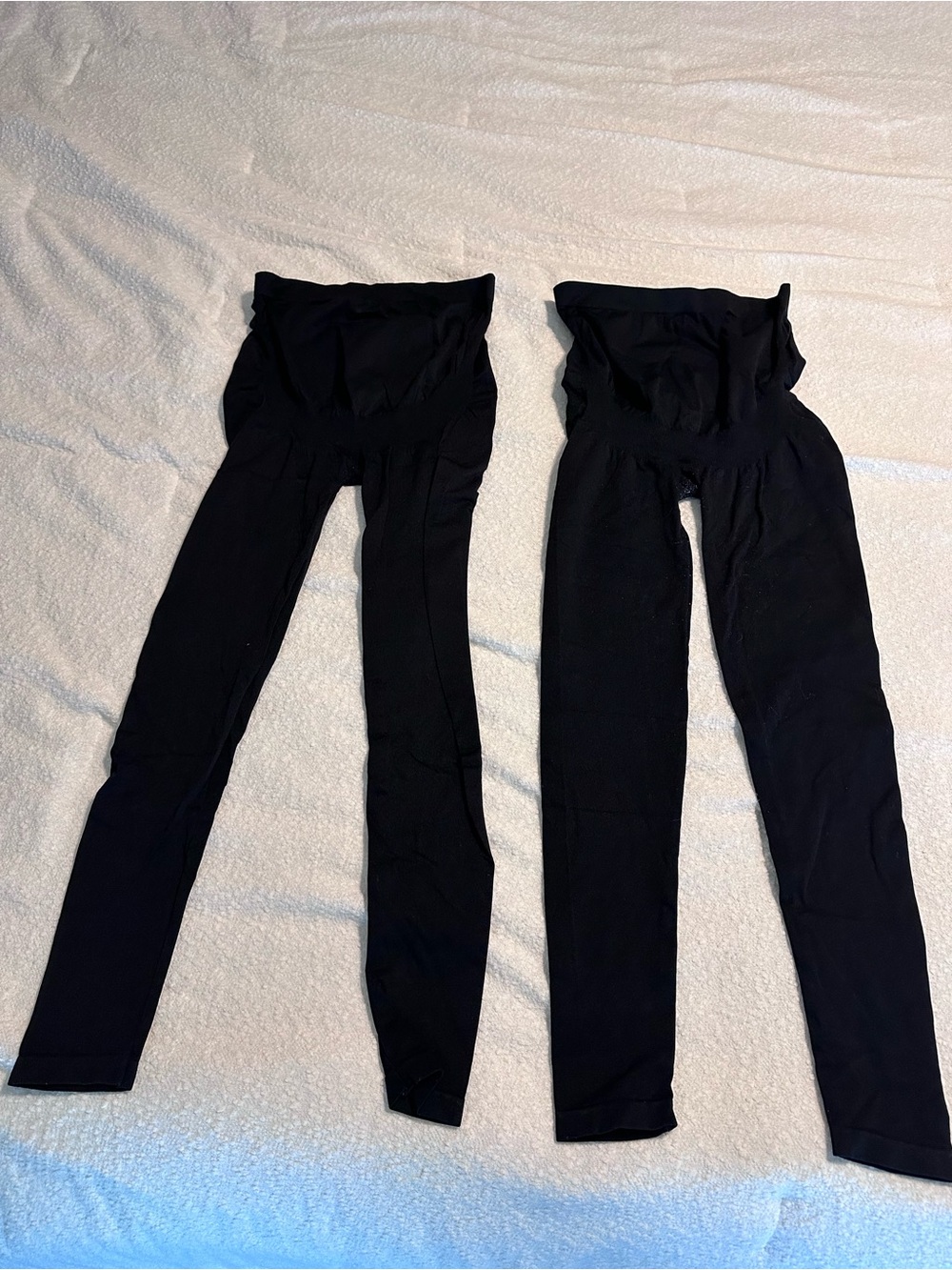 Mothers Essentials Maternity Leggings in Black Set of 2 Size M